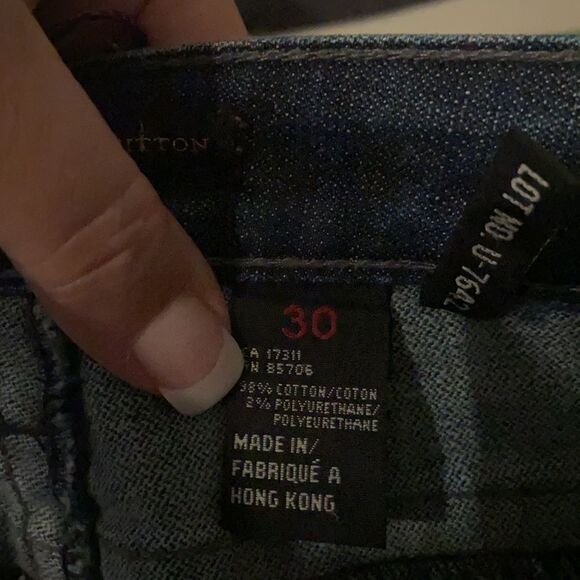 Buffalo Dark Blue Mid Rise Jeans Sz 30 - Picture 6 of 9